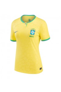 Fotbalové Dres Brazílie Dámské Domácí Oblečení MS 2022 Krátký Rukáv